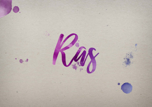 Free photo of Ras Watercolor Name DP