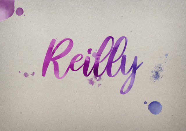 Free photo of Reilly Watercolor Name DP