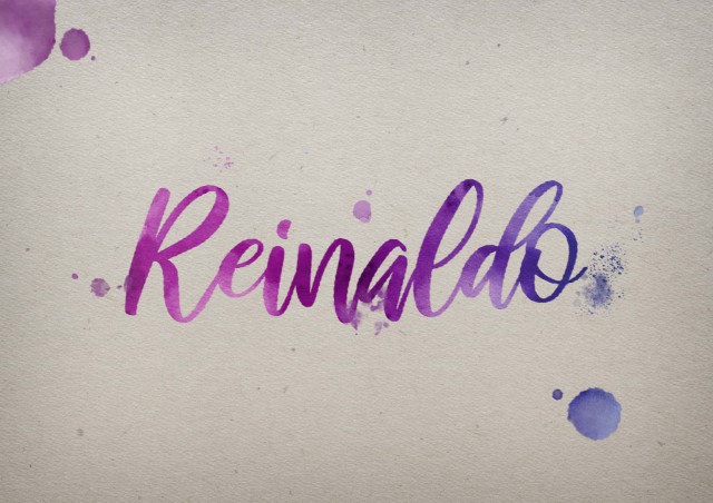 Free photo of Reinaldo Watercolor Name DP