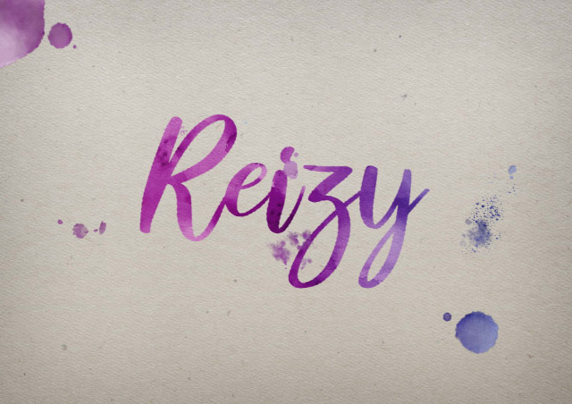 Free photo of Reizy Watercolor Name DP