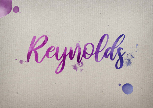 Free photo of Reynolds Watercolor Name DP