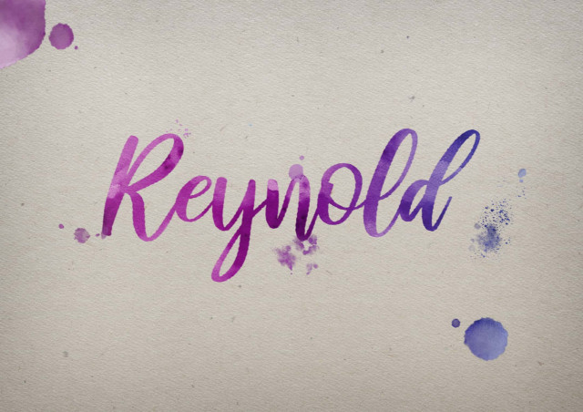 Free photo of Reynold Watercolor Name DP