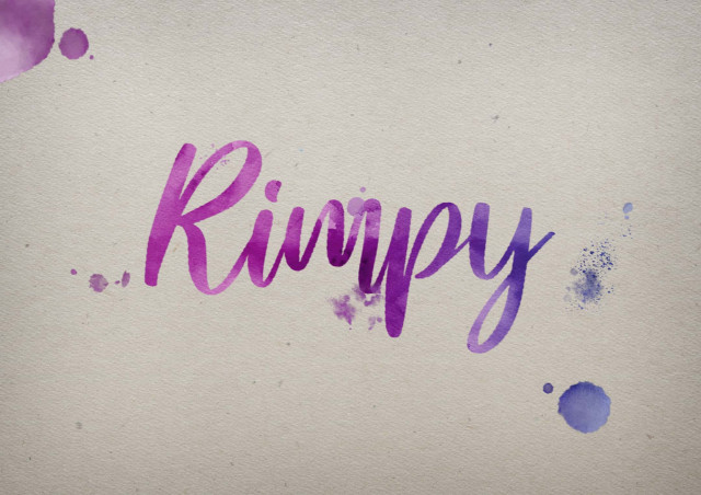 Free photo of Rimpy Watercolor Name DP