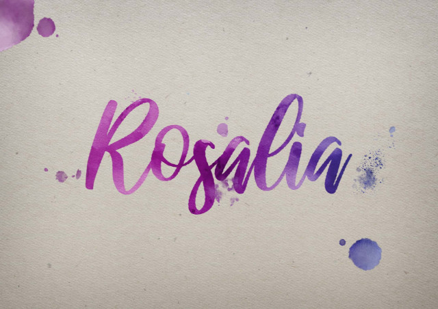 Free photo of Rosalia Watercolor Name DP