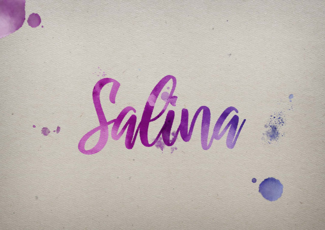 Free photo of Salina Watercolor Name DP