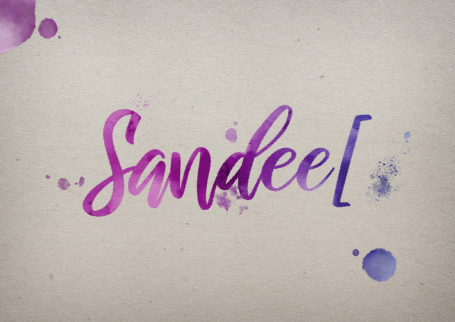 Free photo of Sandee[ Watercolor Name DP