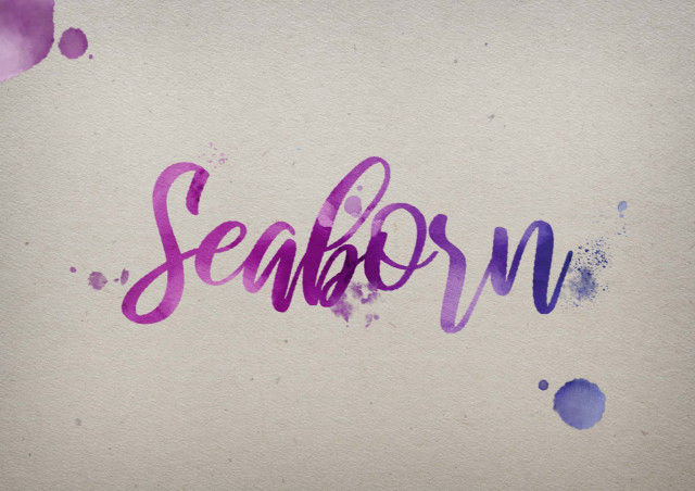Free photo of Seaborn Watercolor Name DP