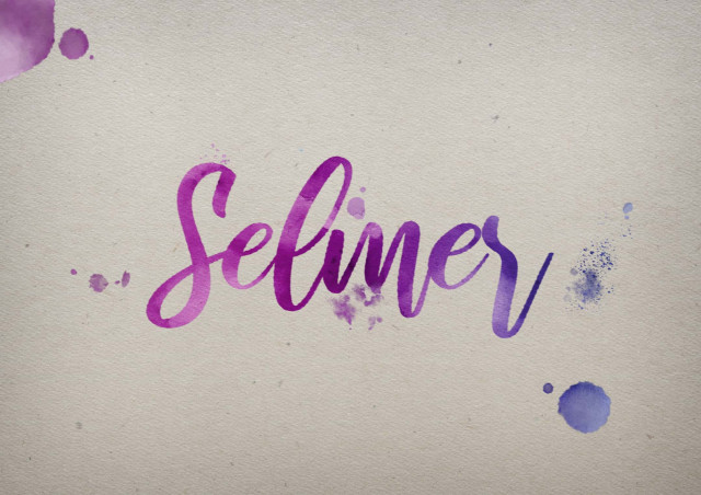 Free photo of Selmer Watercolor Name DP