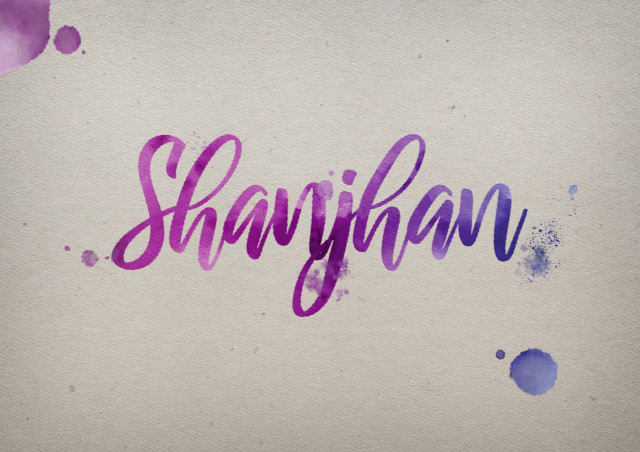 Free photo of Shanjhan Watercolor Name DP