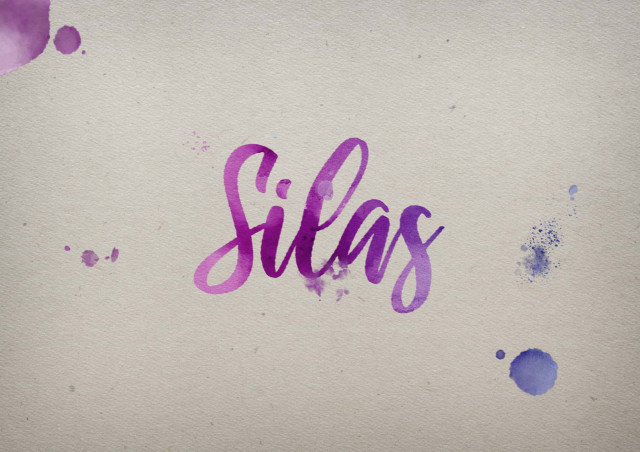 Free photo of Silas Watercolor Name DP