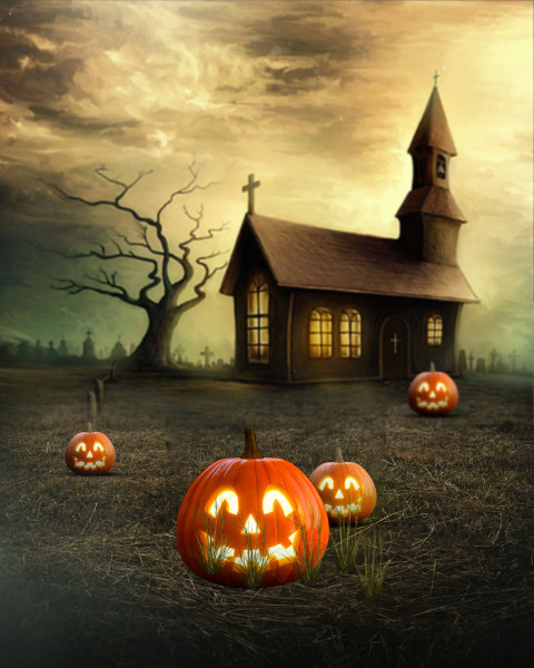 Free photo of Picsart Editing Background (with Halloween and Pumpkin)