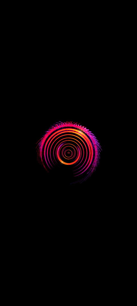 Free photo of 4K Amoled Wallpaper with Light Spiral & Purple