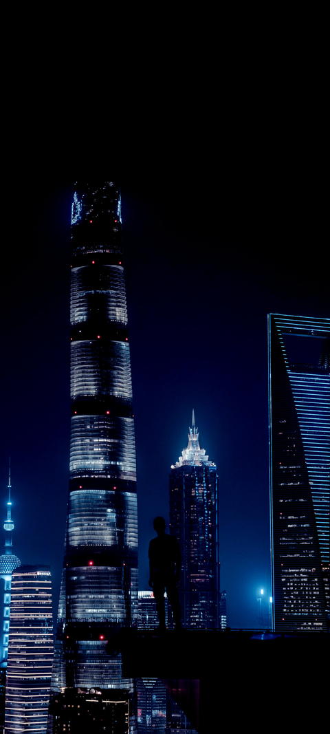 Free photo of 4K Amoled Wallpaper with Metropolitan area Skyscraper & Metropolis