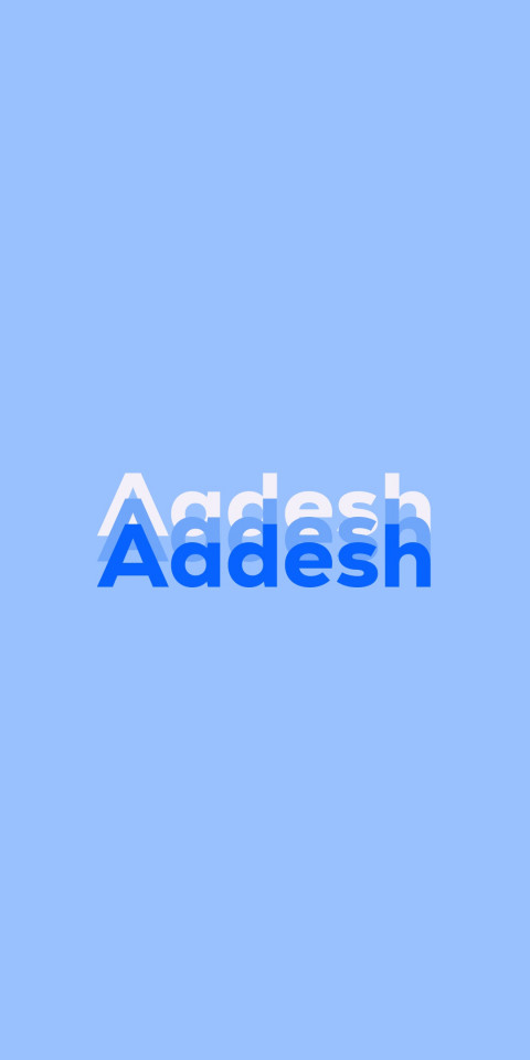 Free photo of Name DP: Aadesh