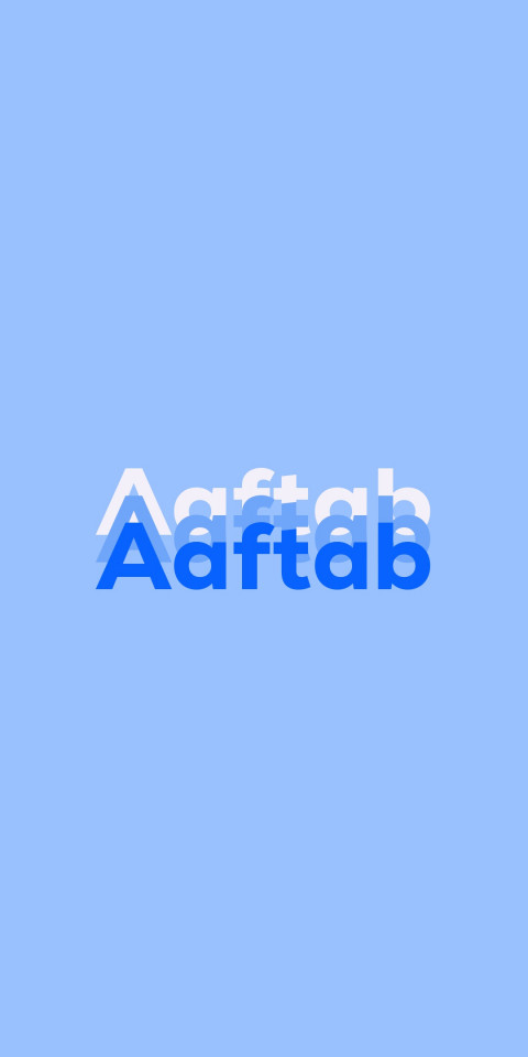 Free photo of Name DP: Aaftab