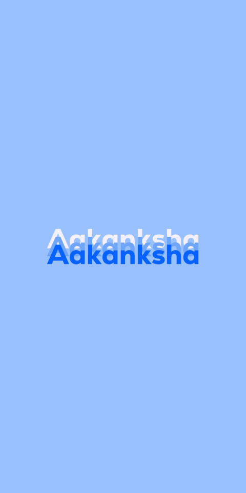 Free photo of Name DP: Aakanksha