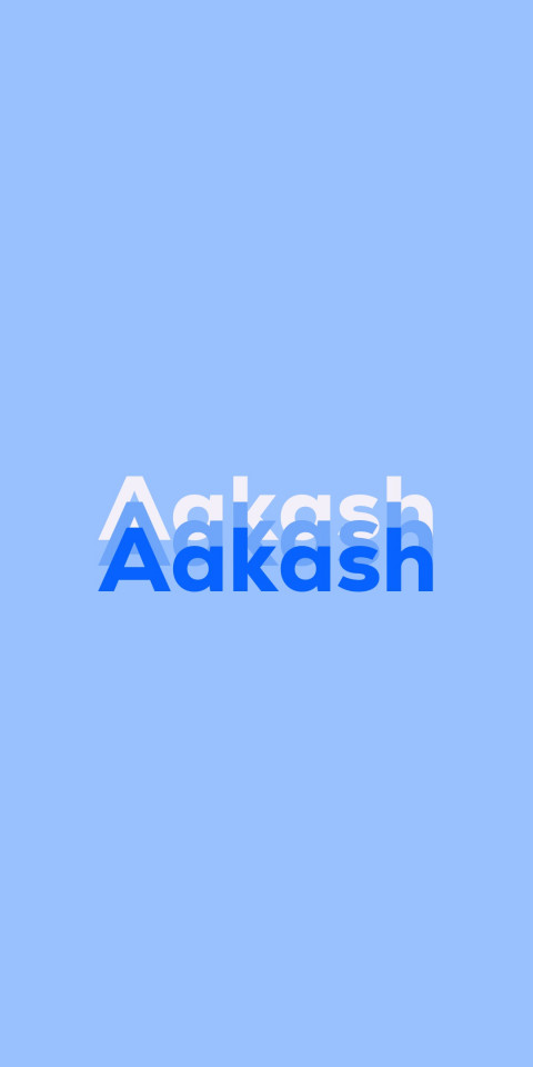 Free photo of Name DP: Aakash