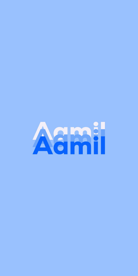Free photo of Name DP: Aamil
