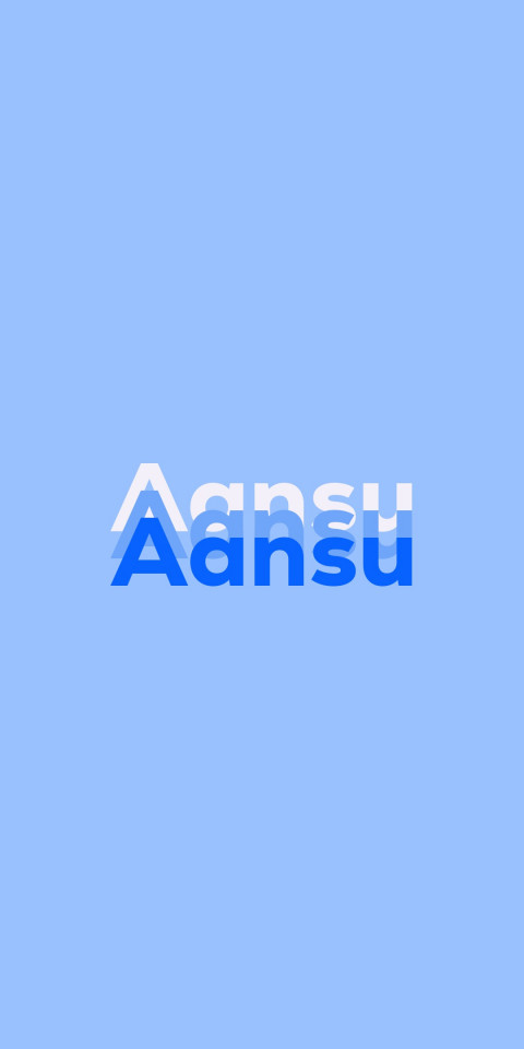 Free photo of Name DP: Aansu