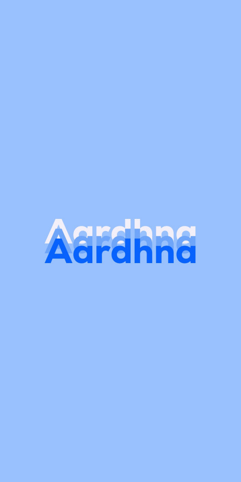 Free photo of Name DP: Aardhna