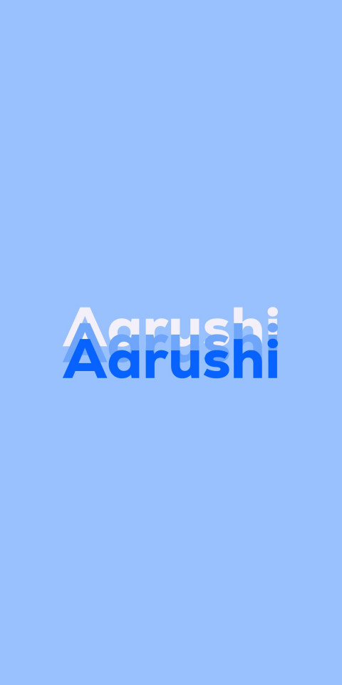 Free photo of Name DP: Aarushi