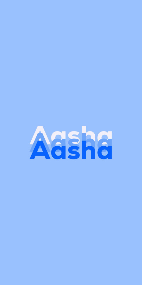Free photo of Name DP: Aasha