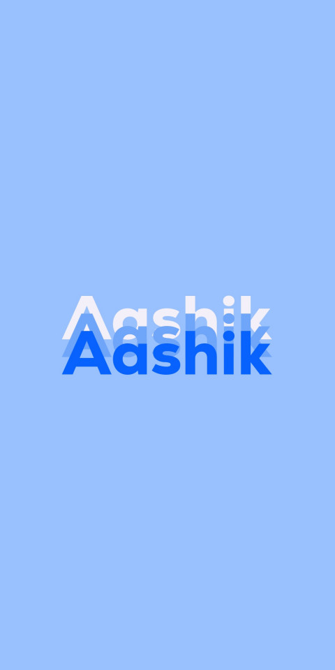 Free photo of Name DP: Aashik