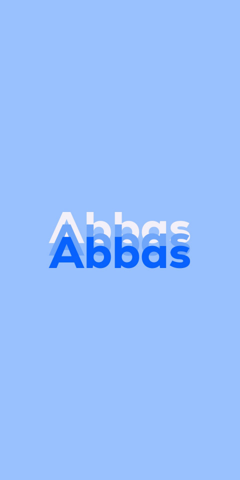 Free photo of Name DP: Abbas