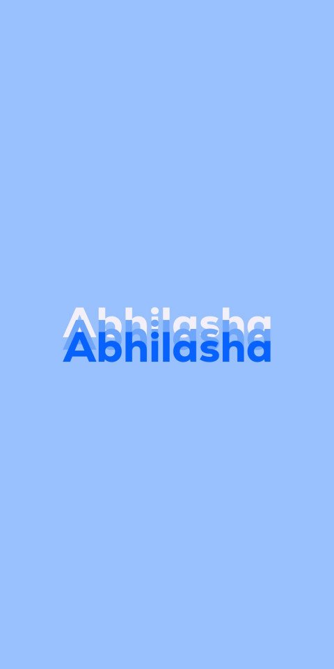 Free photo of Name DP: Abhilasha