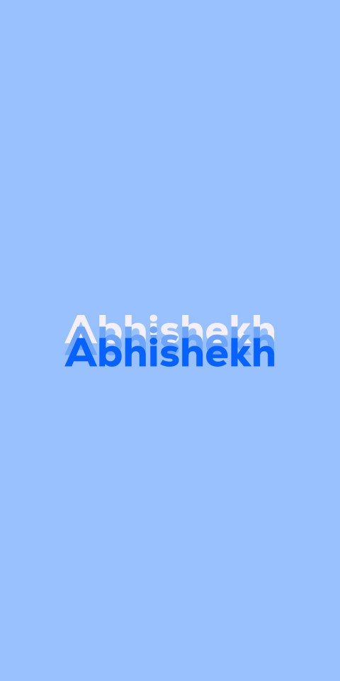 Free photo of Name DP: Abhishekh
