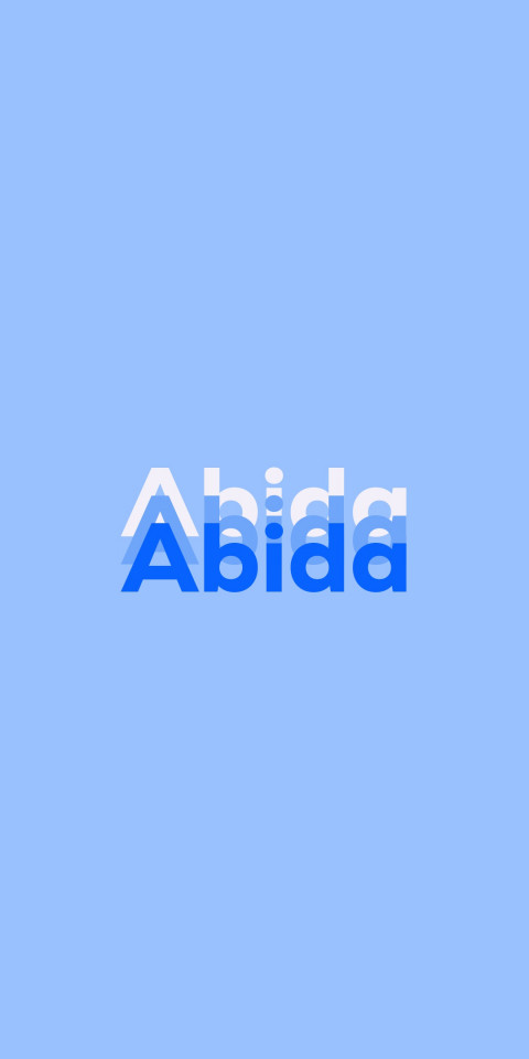 Free photo of Name DP: Abida
