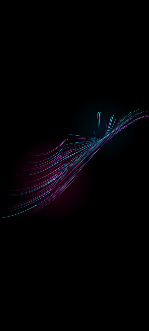 black background with a neon wave