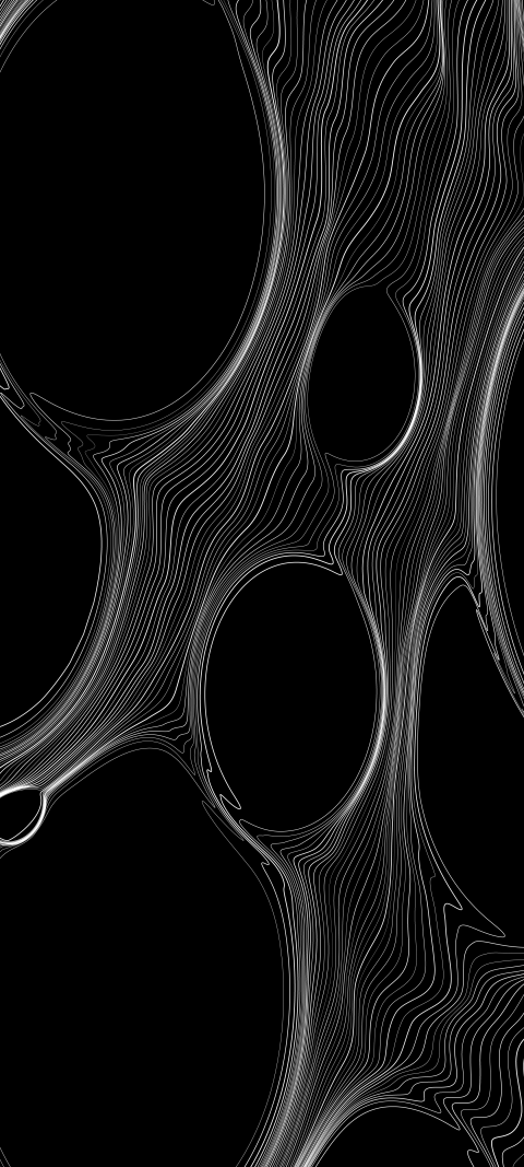 Free photo of Abstract Patterns Amoled Wallpaper with Pattern, Black and white & Monochrome