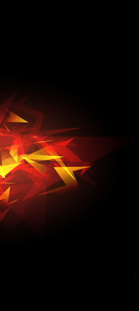 Free photo of Abstract Patterns Amoled Wallpaper with Red, Amber & Orange