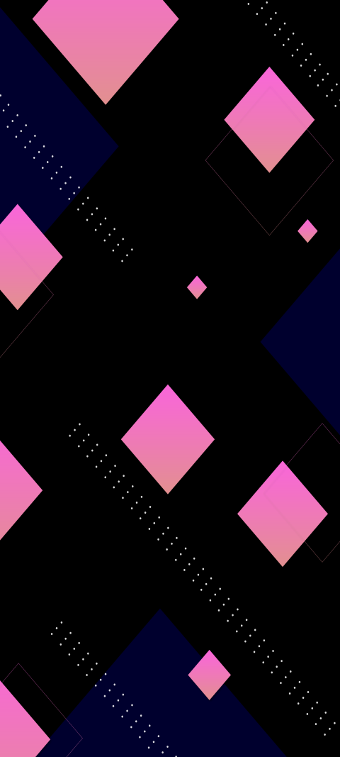 black and pink background with squares