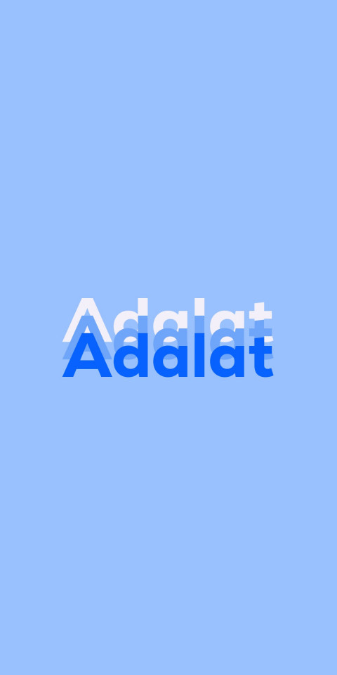 Free photo of Name DP: Adalat