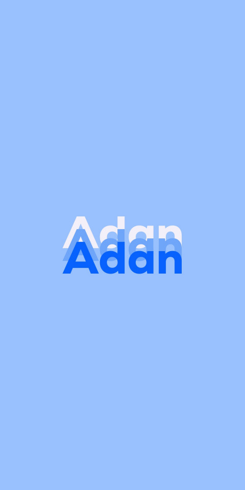 Free photo of Name DP: Adan