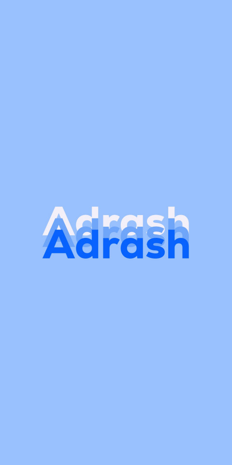 Free photo of Name DP: Adrash