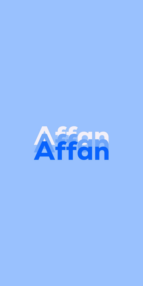 Free photo of Name DP: Affan