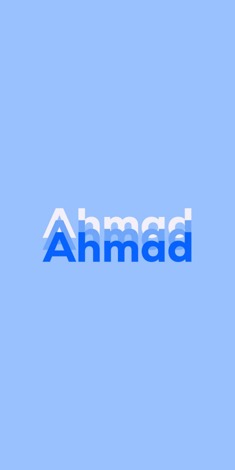 Free photo of Name DP: Ahmad