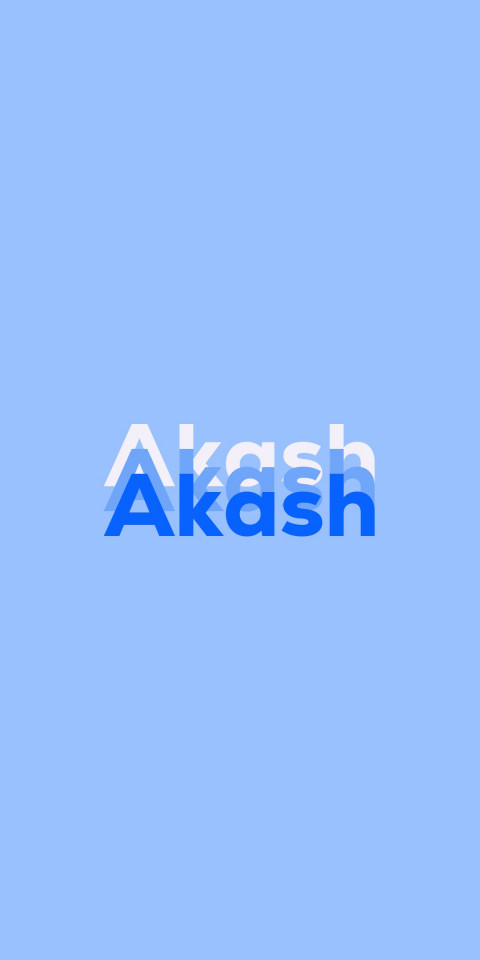 Free photo of Name DP: Akash