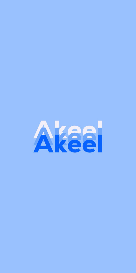 Free photo of Name DP: Akeel