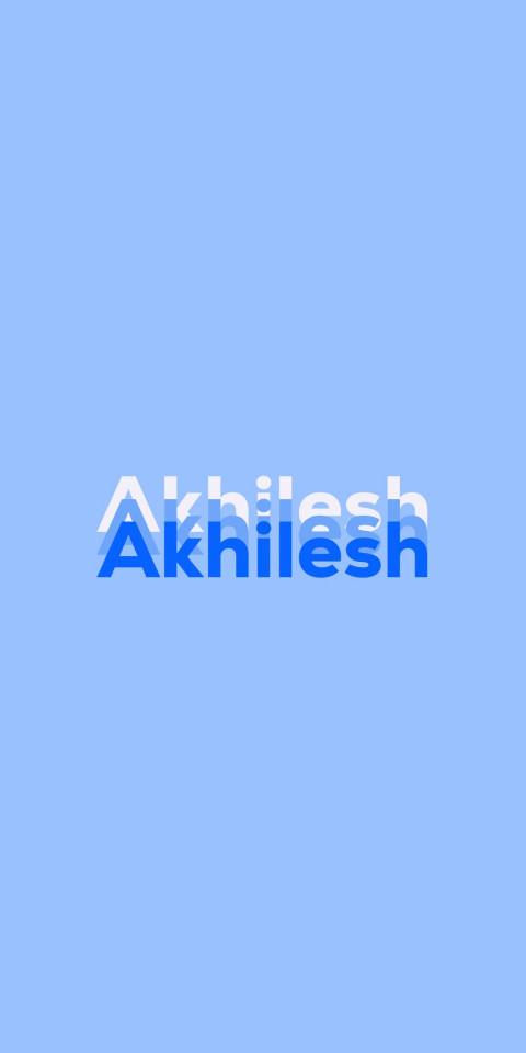 Free photo of Name DP: Akhilesh