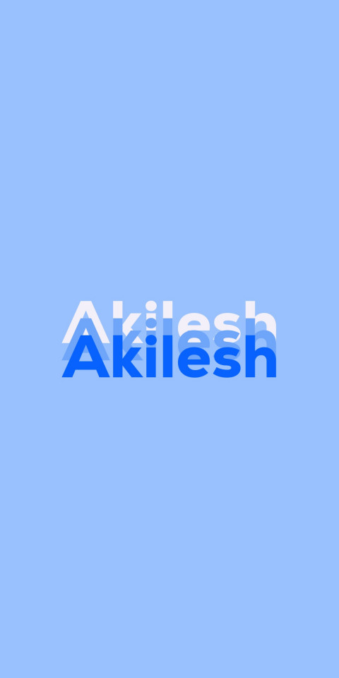 Free photo of Name DP: Akilesh