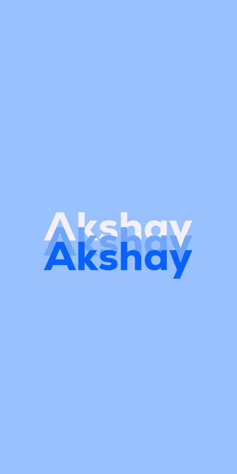 Free photo of Name DP: Akshay