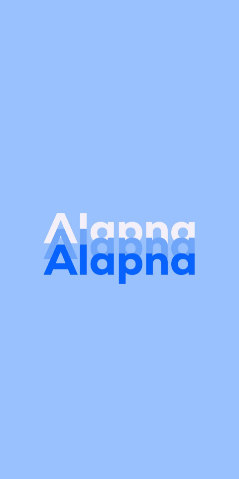 Free photo of Name DP: Alapna