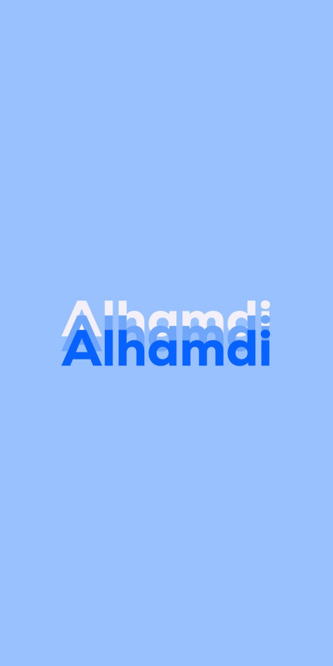 Free photo of Name DP: Alhamdi