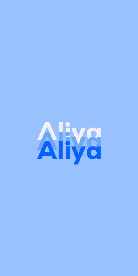 Free photo of Name DP: Aliya