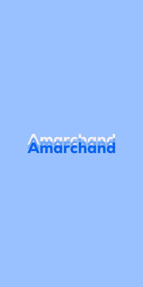 Free photo of Name DP: Amarchand