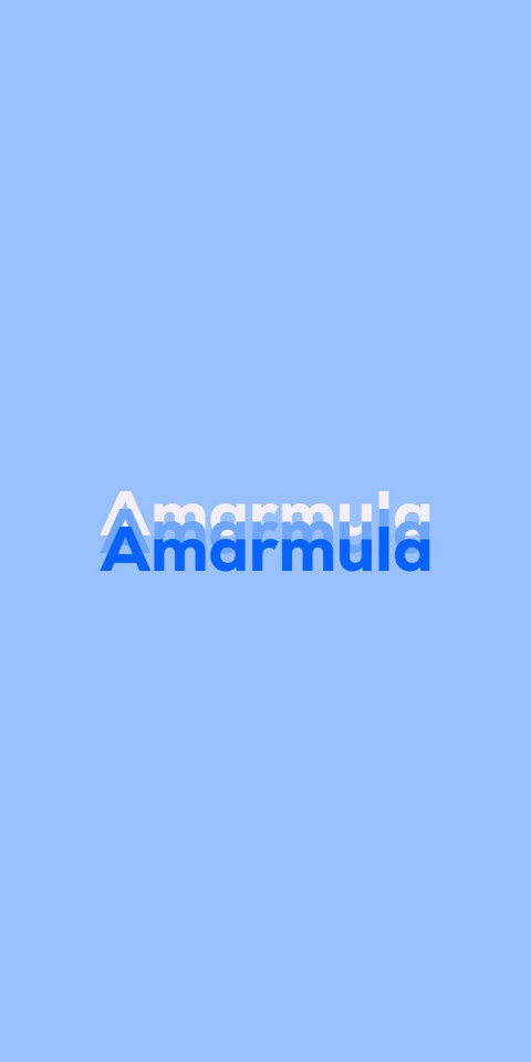 Free photo of Name DP: Amarmula